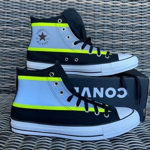 Converse Ctas Hi Black/Lemon Venom/White MEN`S